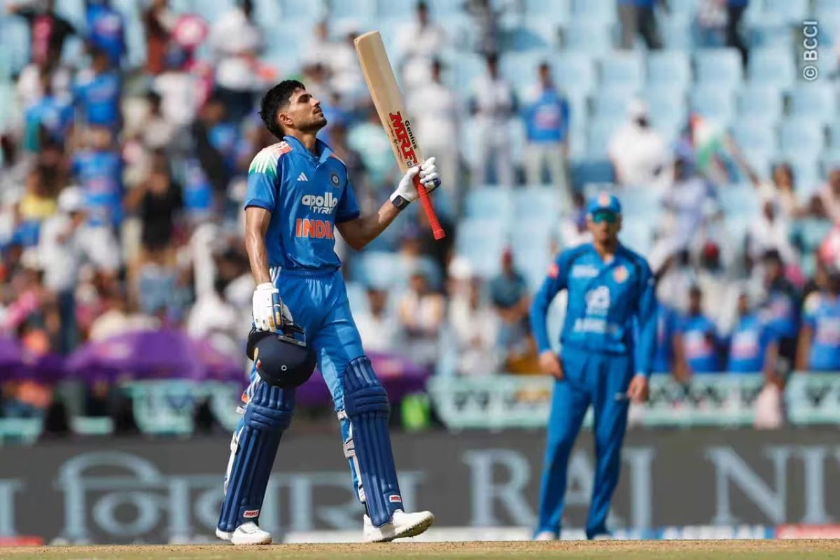 Gautam Gambhir applauds as Shubman Gill completes century with a classy boundary in IND vs AFG 2026 2nd ODI [Watch]