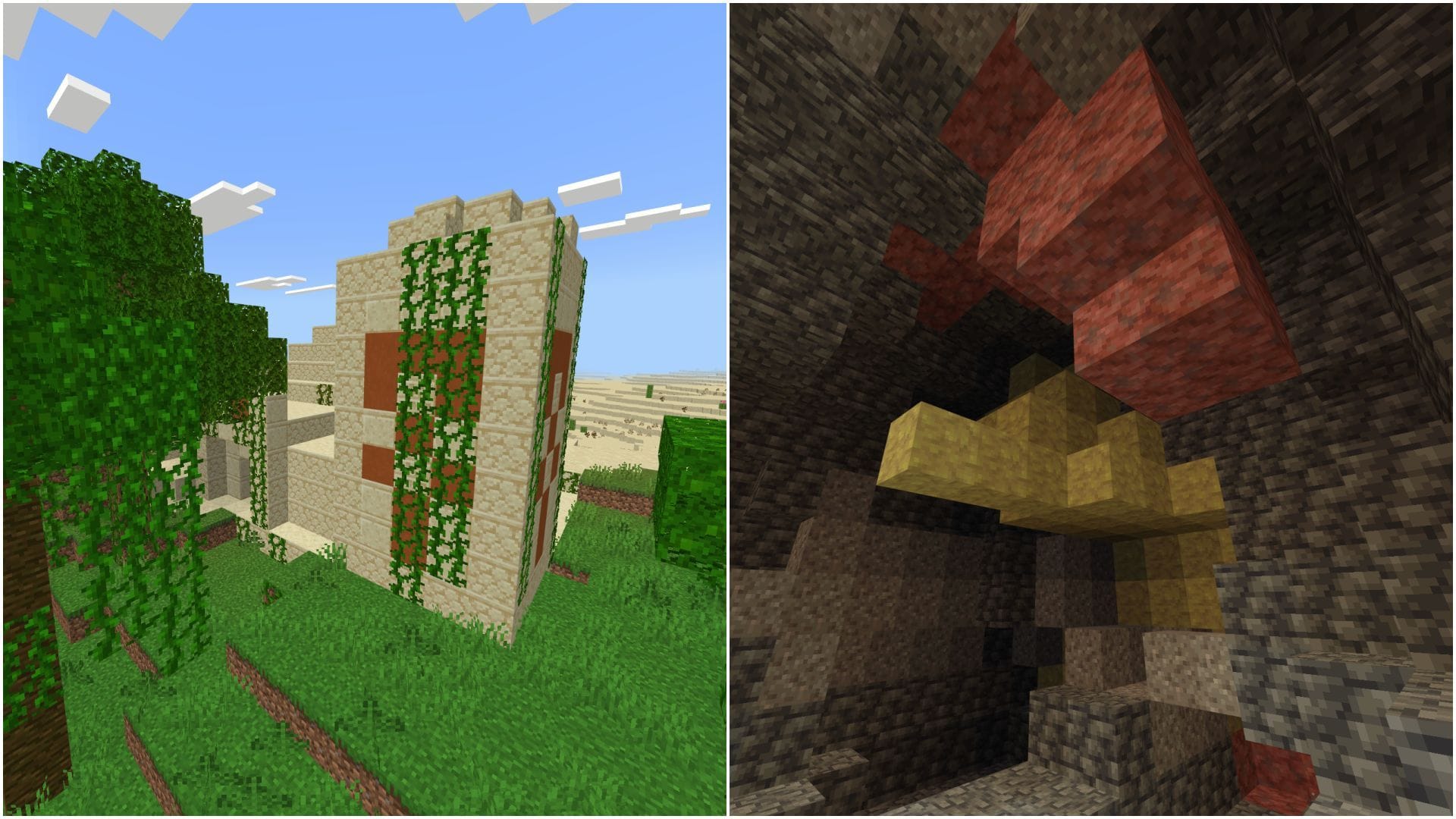 There can be infinte great seeds for this version (Image via Mojang Studios || Sportskeeda)