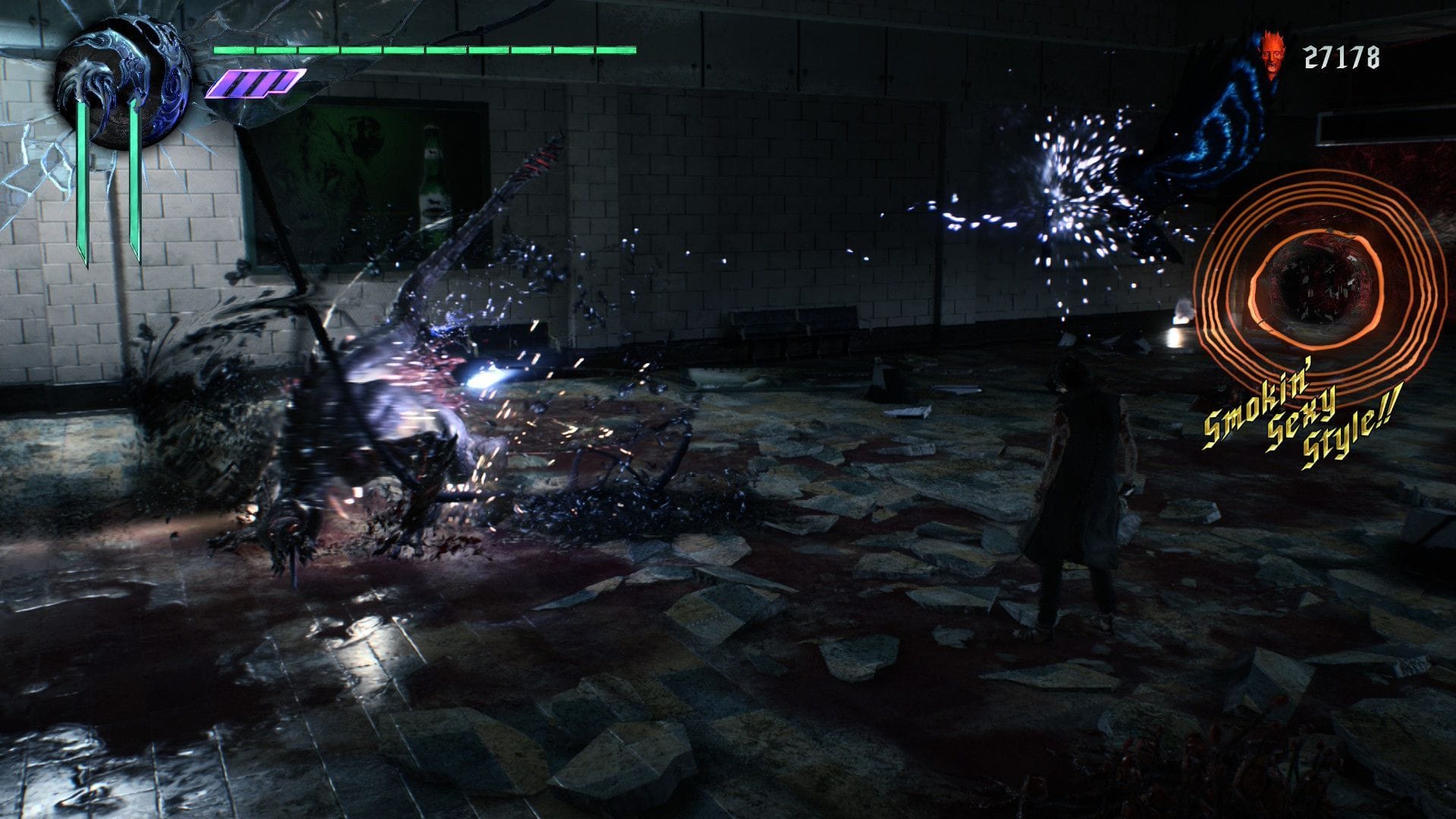 Devil May Cry 5 definitivamente recebe um SSS em termos de jogabilidade e apresentação (Imagem via Capcom || Sportskeeda)