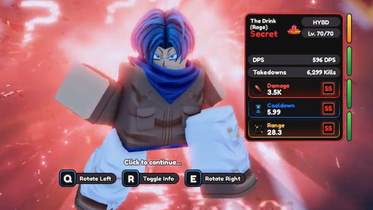 All passives of fully evolved The Drink (Image via Roblox)
