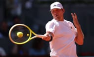 Alejandro Davidovich Fokina da Espanha no Mutua Madrid Open em Madrid, Espanha. (Foto de Getty Images)