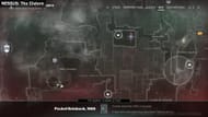 A localização do arquivo da cisterna (imagem via Bungie || YouTube/@Esoterickk)