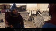 Fale com Jimbo e jogue um jogo de dados com ele (Imagem via Warhorse Studios || YouTube/@StretfordBear)