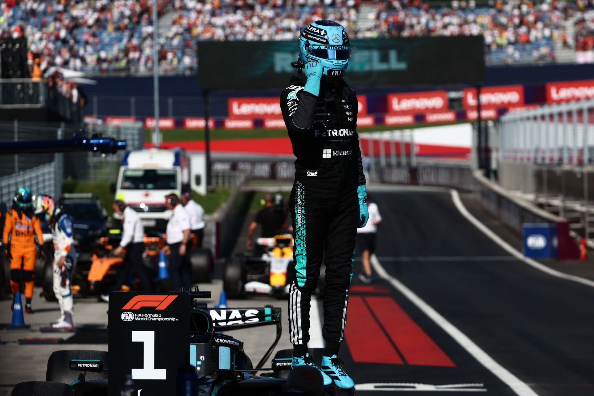 George Russell no Grande Prêmio da Áustria - Fonte: Getty