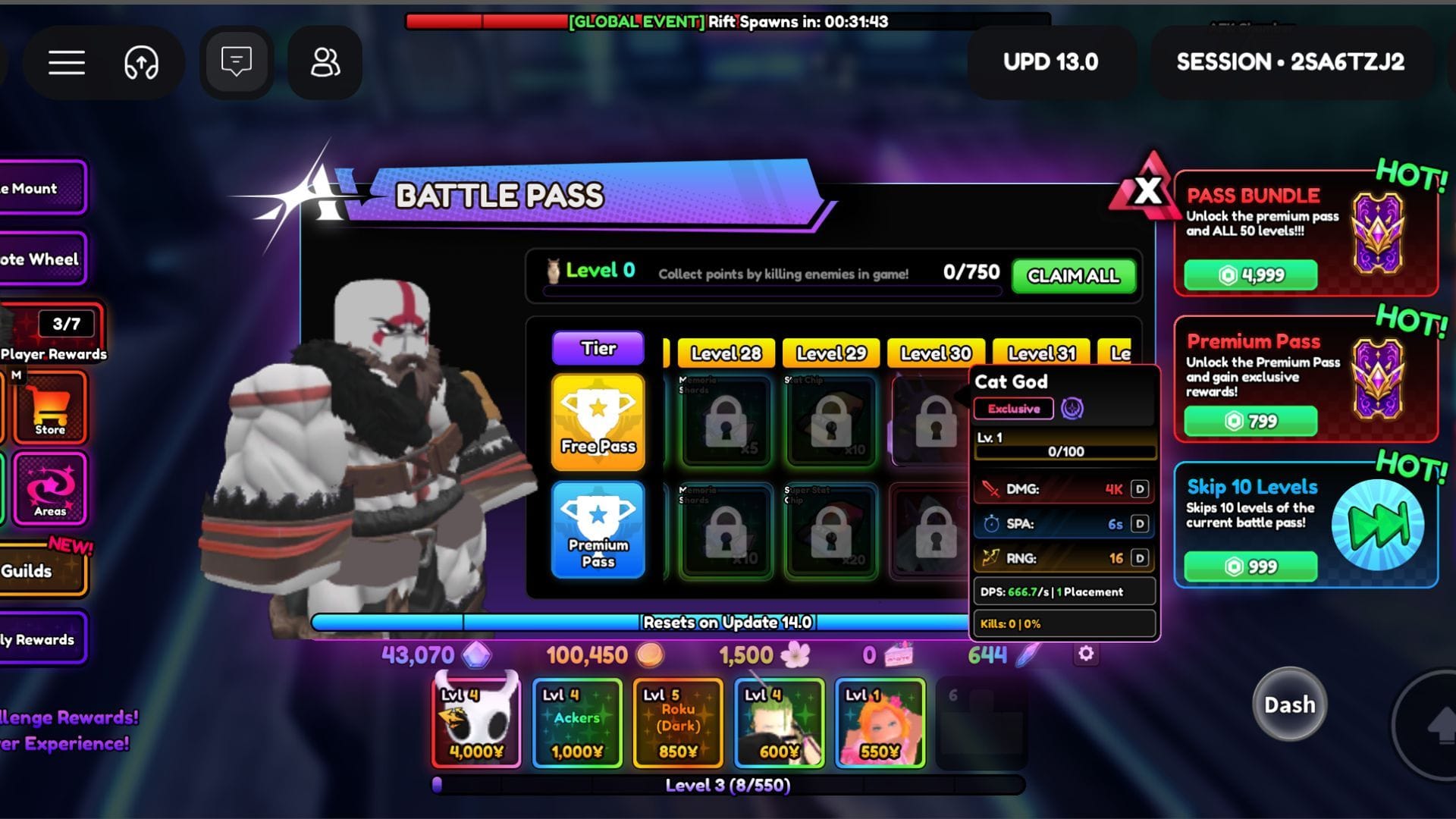 Season 13 Battlepass (Image via Roblox)