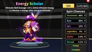 O traje Energy Scholar (imagem via Roblox)