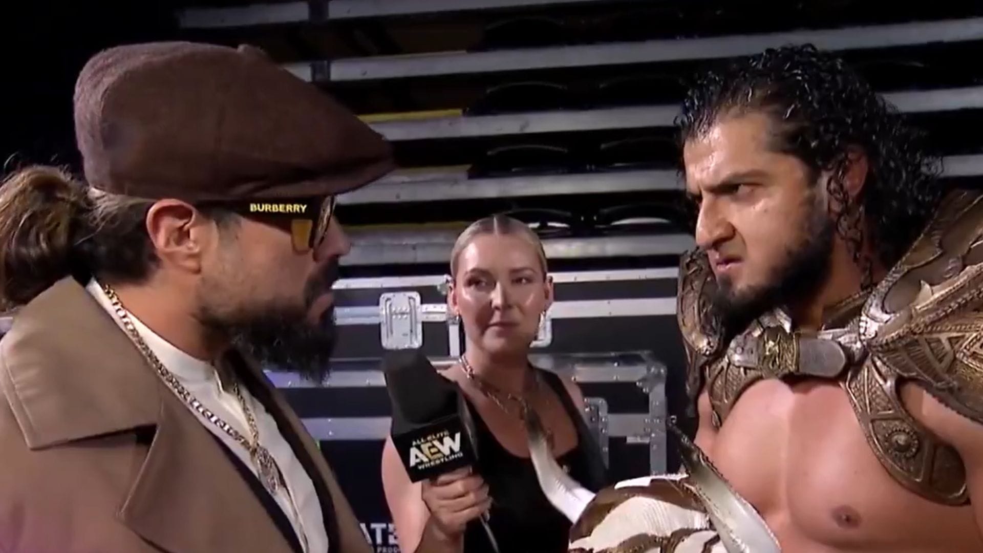 Andrade El Idolo se reuniu com Rush (Imagem via X @AEW)