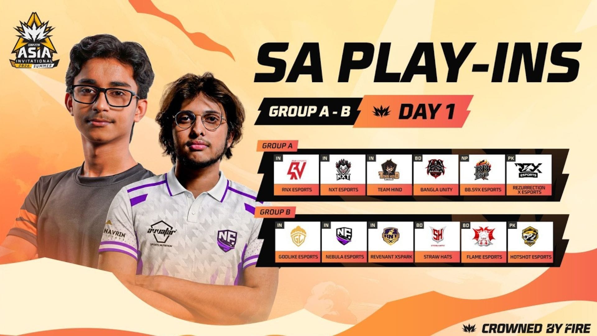 FFMAI 2026 Summer SA Play-Ins Day 1: Overall standings and highlights