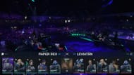 Paper Rex vs Leviatan durante os playoffs (imagem via Riot Games)