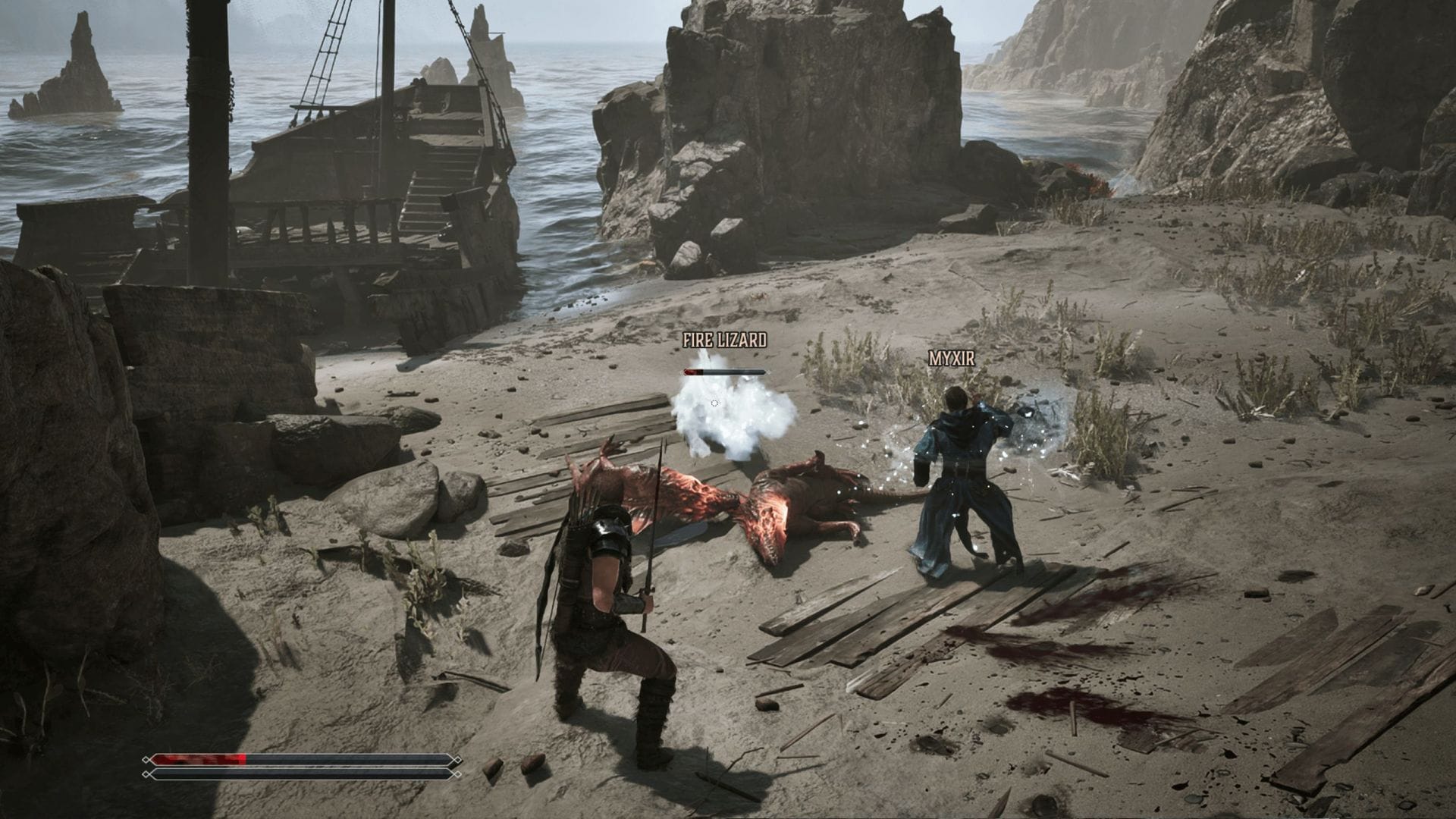 Fire Lizards deal enough fire damage to instantly drain your life (Image via Alkimia Interactive)