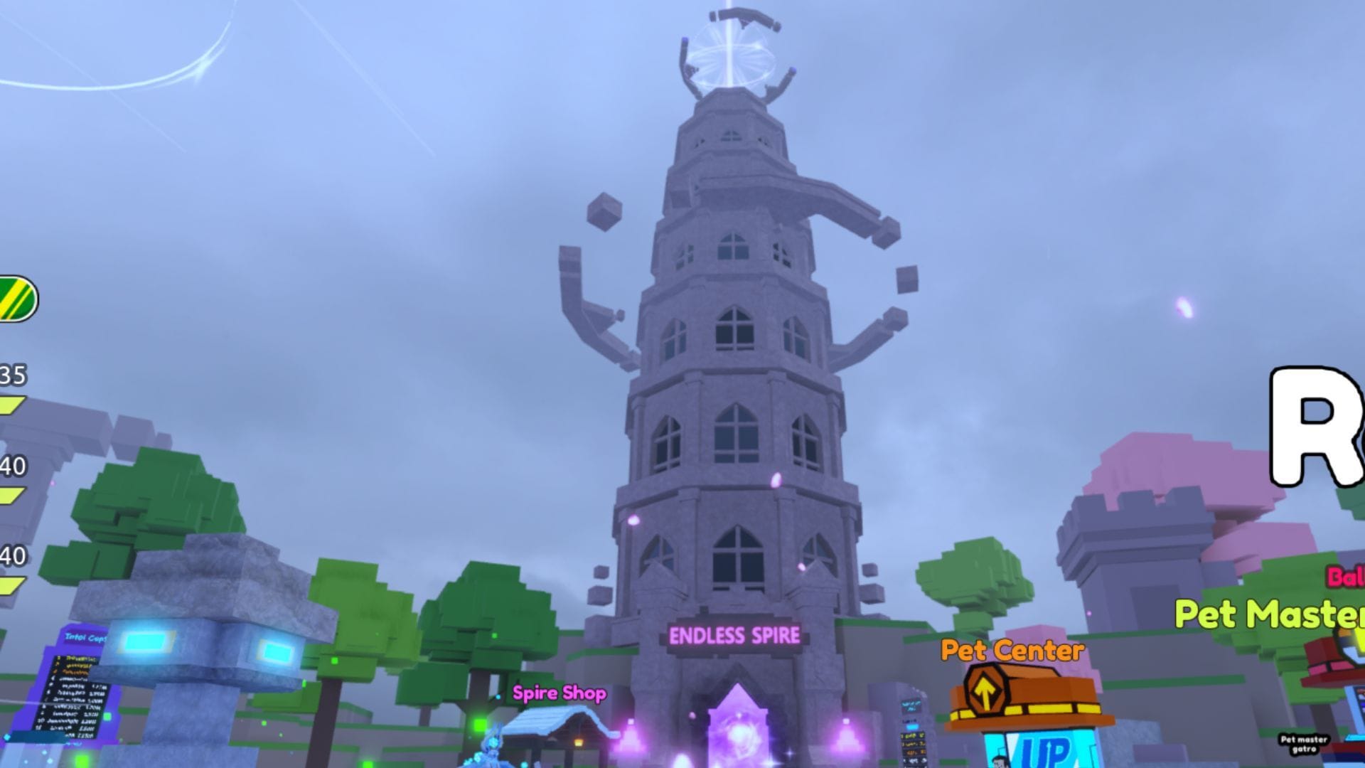 O modo Endless Spire (imagem via Roblox)