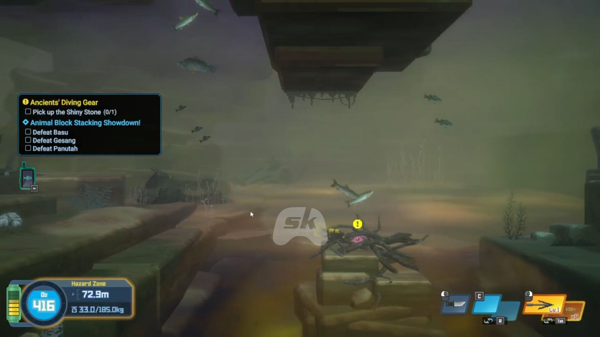 Pedra brilhante (Imagem via Sportskeeda Gaming || Mintrocket)