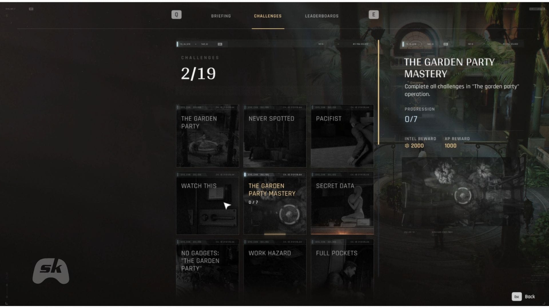 The Garden Party Challenges (Image via IO Interactive || SK Gaming)