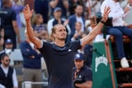 Alexander Zverev da Alemanha no Aberto da França de 2026 em Roland Garros em Paris, França. (Foto de Getty Images)