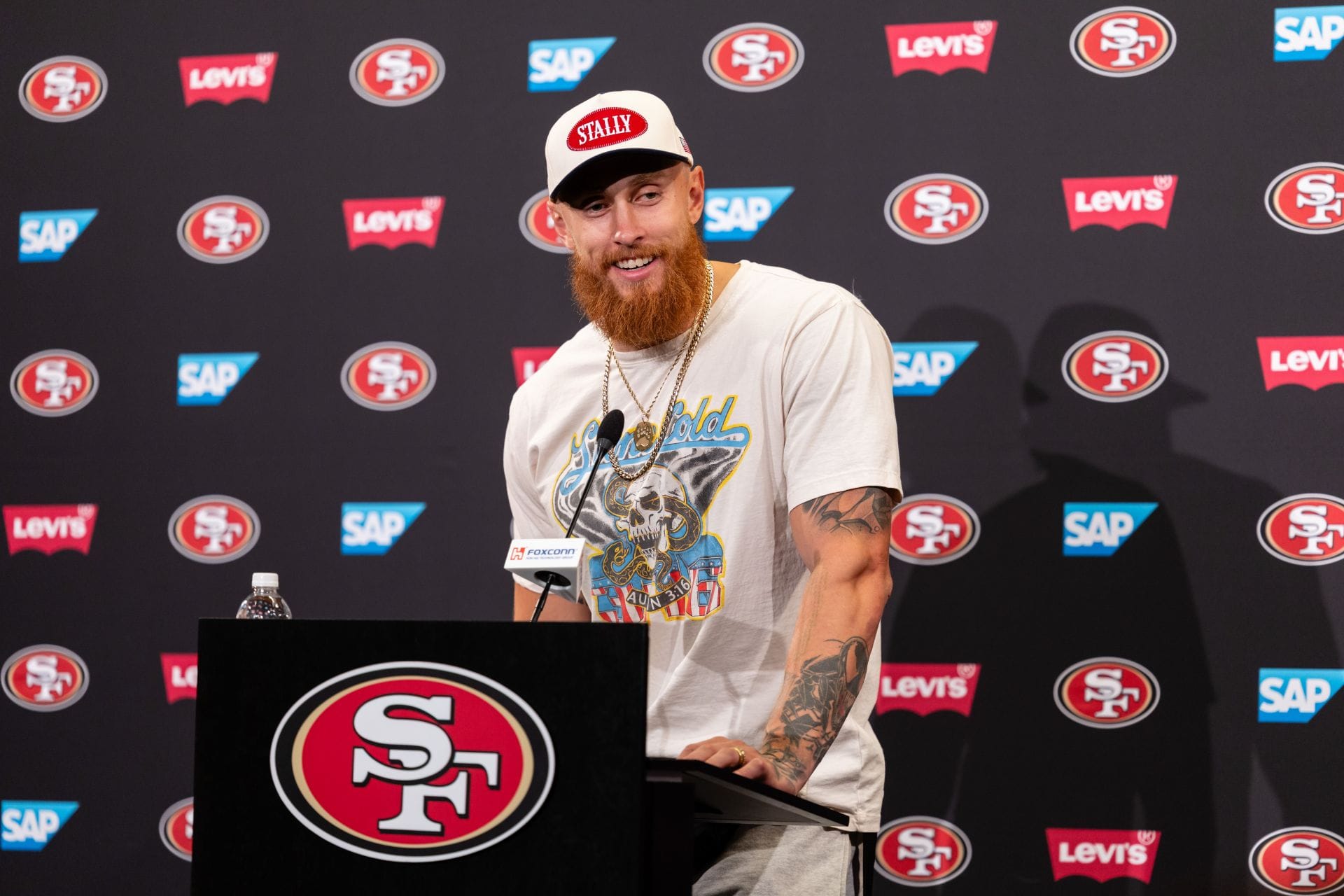 “He should retire” “Bro’s achilles just hit snooze.”: NFL fans react to George Kittle’s injury update as 49ers TE reveals return timeline