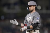 Blake Rutherford in action for the Washington Nationals - Source: Getty