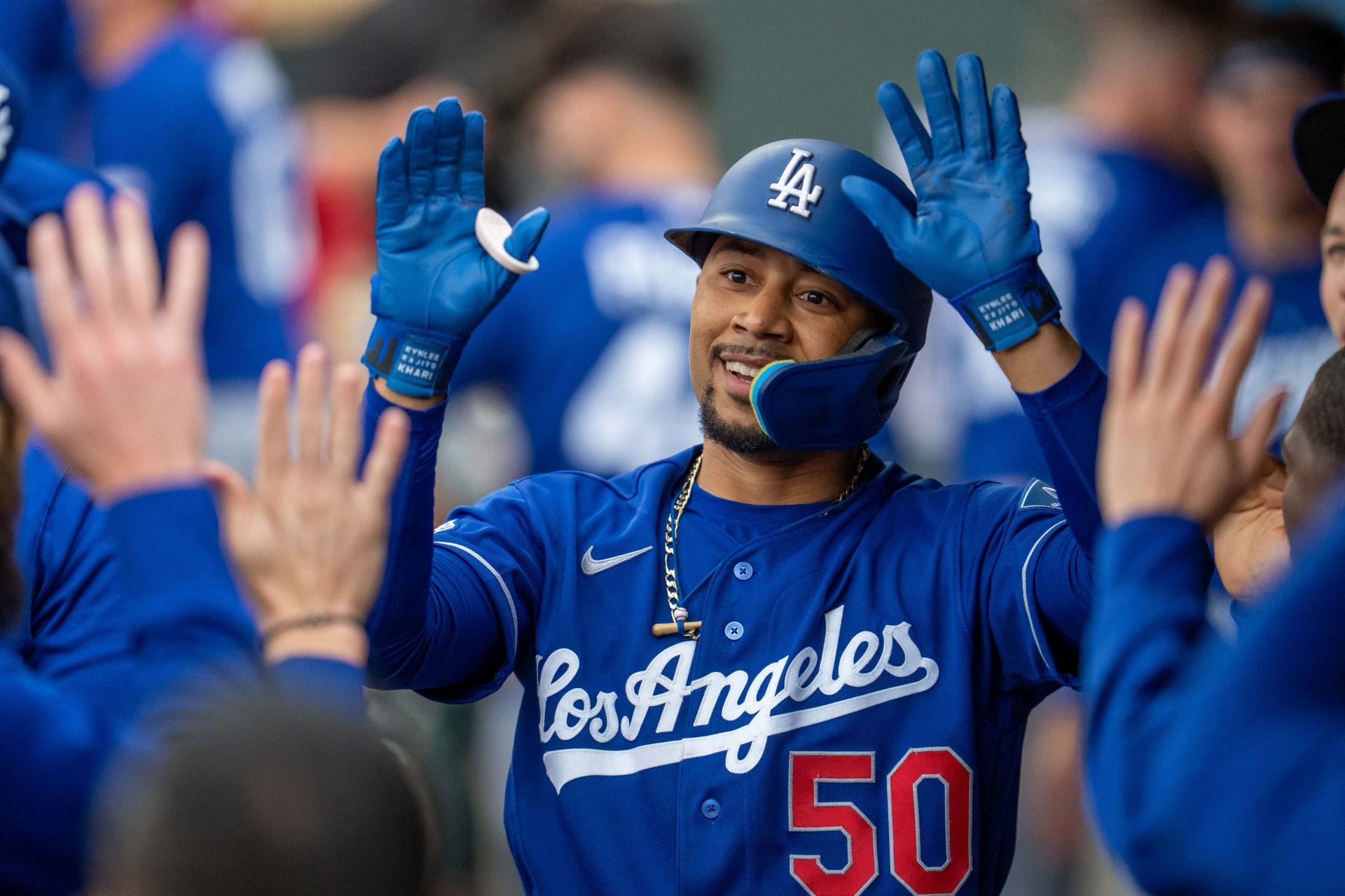 "It means I'm old" - Mookie Betts reacts to his milestone achievement in Dodgers vs Twins game