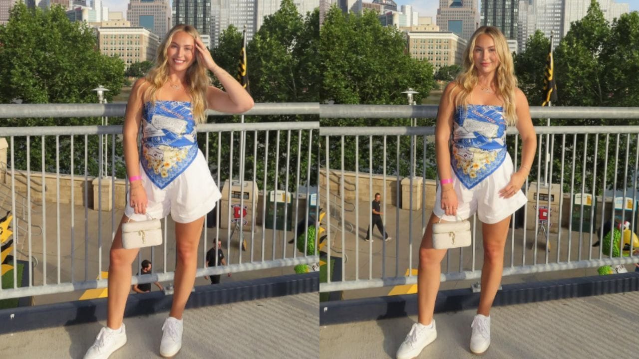 "You're gonna cause an accident" - Dodgers wives react to Dalton Rushing's fiancée Kaitlyn Power's stylish look in breezy summer outfit