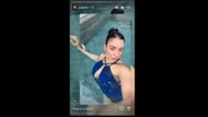 Captura de tela da história de Maria Yeribel no Instagram (imagem via Instagram.com/@yeribel17 IG Stories)