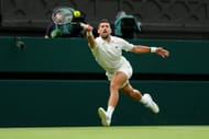 Novak Djokovic em ação no Campeonato de Wimbledon de 2026 (Fonte: Getty)