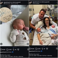 Screenshots taken from Katie's Instagram post