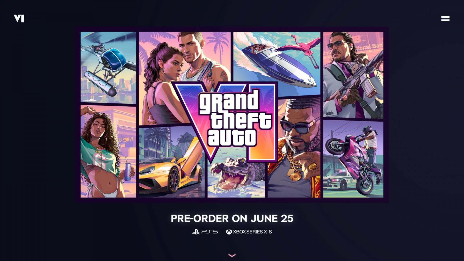 Site atualizado do jogo, mostrando a data da encomenda (Imagem via Rockstar Games)