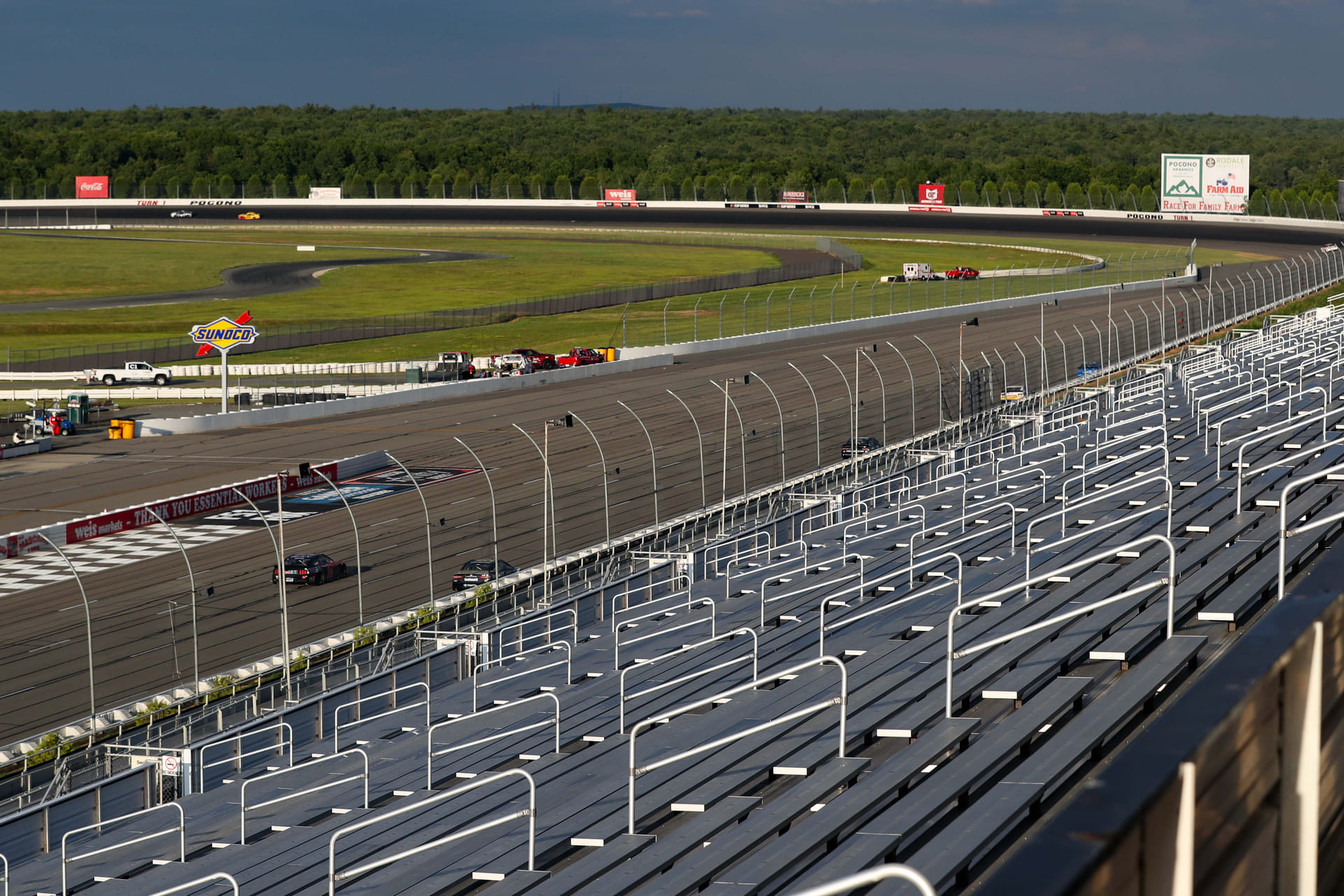 Corrida da NASCAR Cup Series no Pocono Raceway - Fonte: Imagn