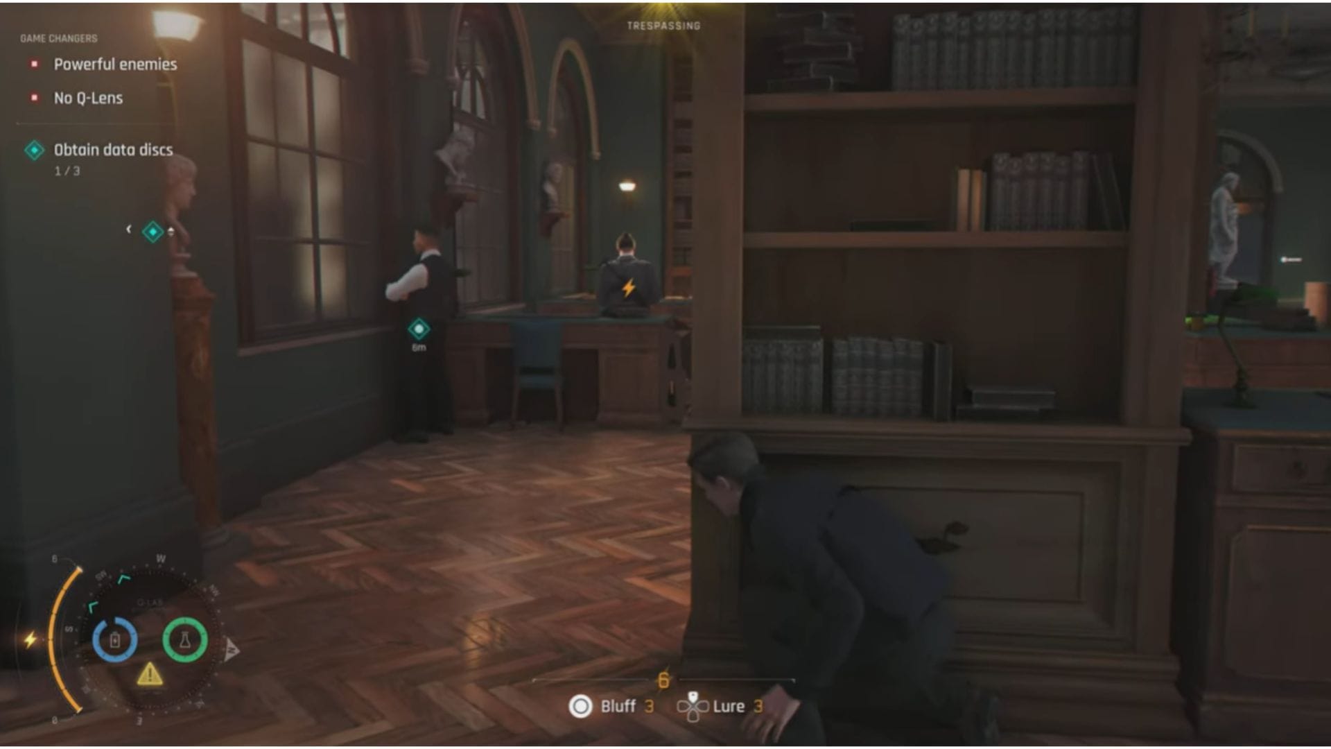 Location of the second guard with a data disc (Image via IO Interactive || @MetaGuide on YouTube)