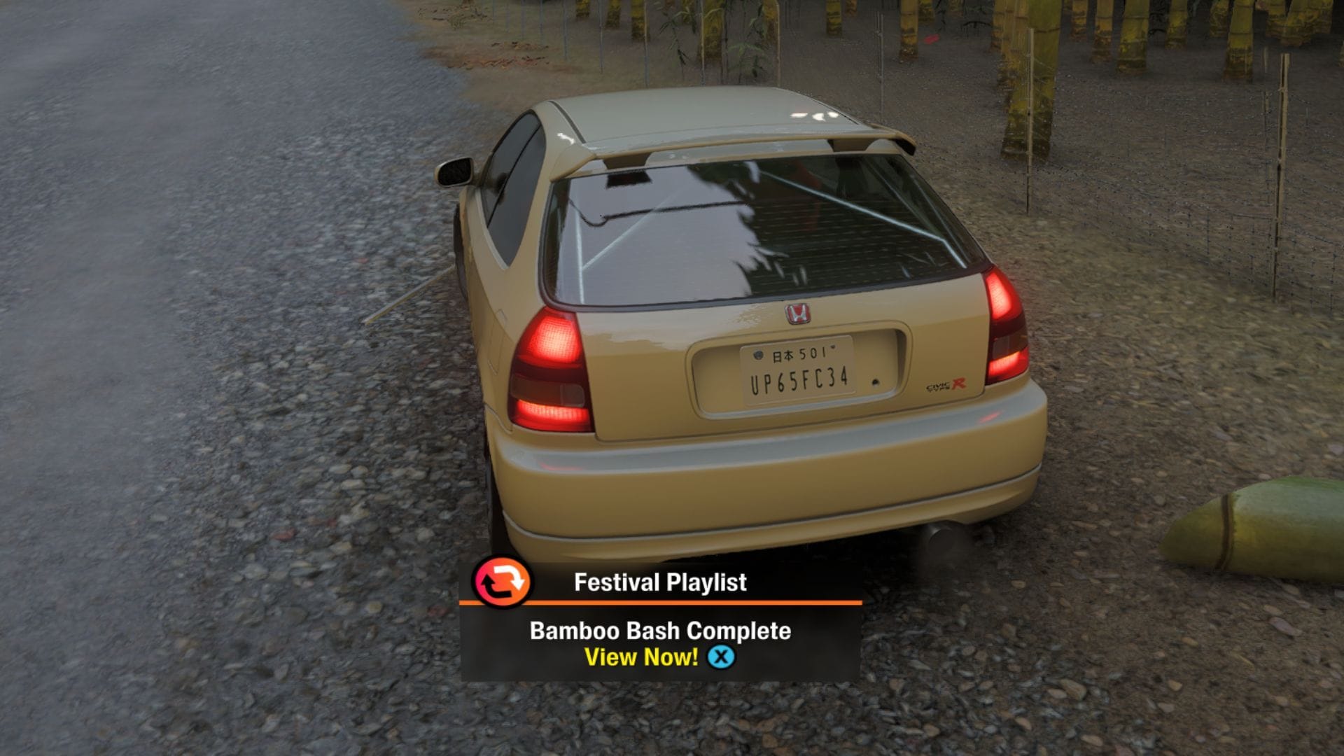Notificação da lista de reprodução do festival após completar o desafio (Imagem via Xbox Game Studios || Sportskeeda)