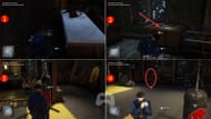 Dump the guard's body, blend in, and wait for Taylor Graves to arrive (Image via Sportskeeda Gaming || IO Interactive)