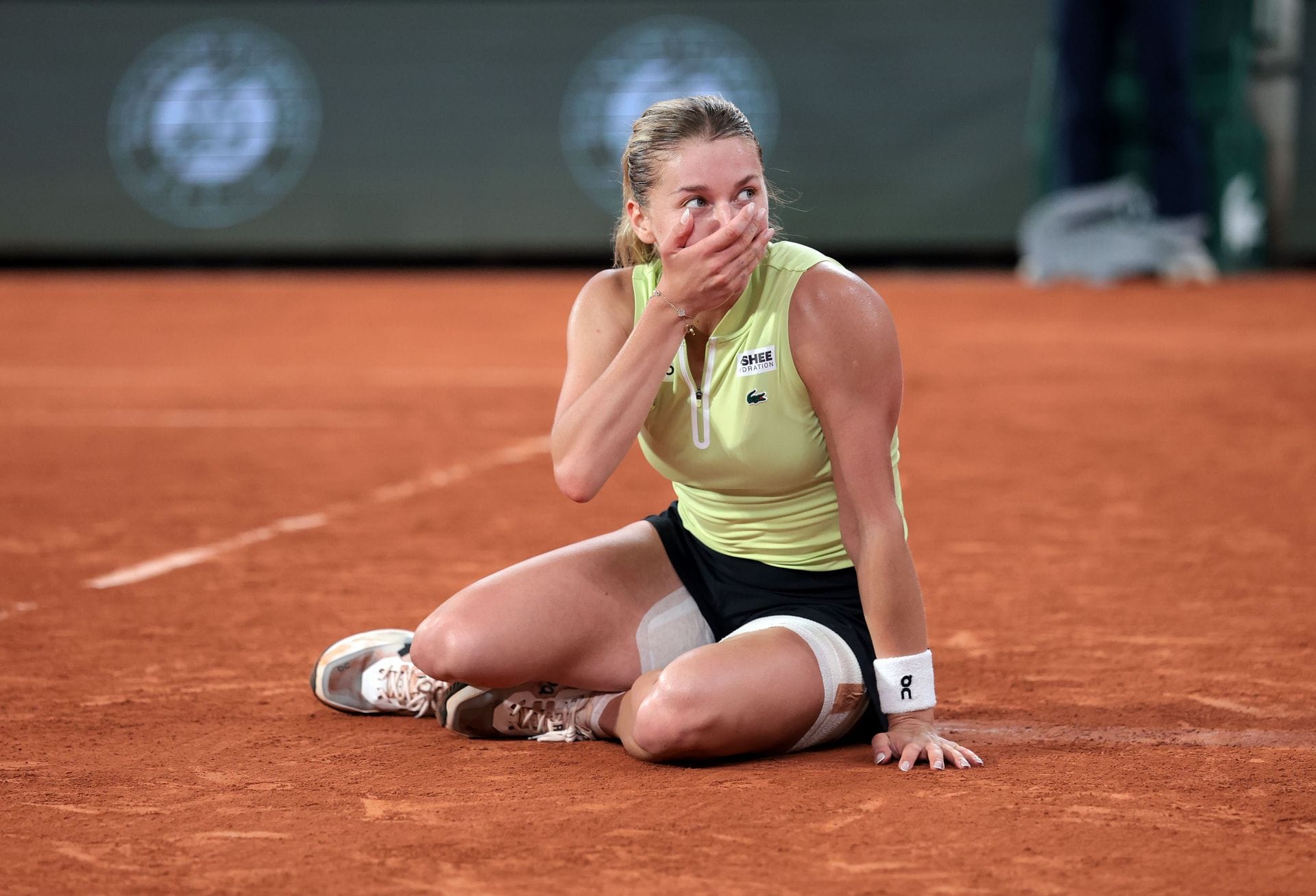 Maja Chwalinska no Aberto da França de 2026. (Fonte: Getty)
