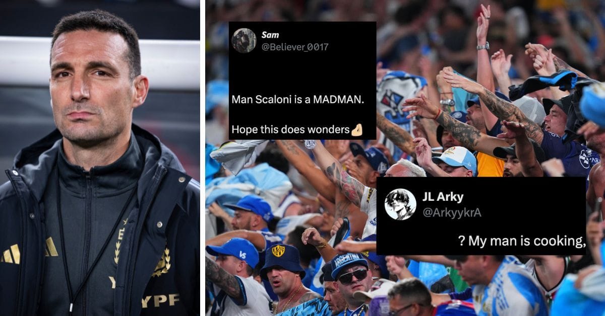 “Scaloni is a madman” - Fans stunned as Argentina forward is named in new role in starting line-up to face Jordan at FIFA World