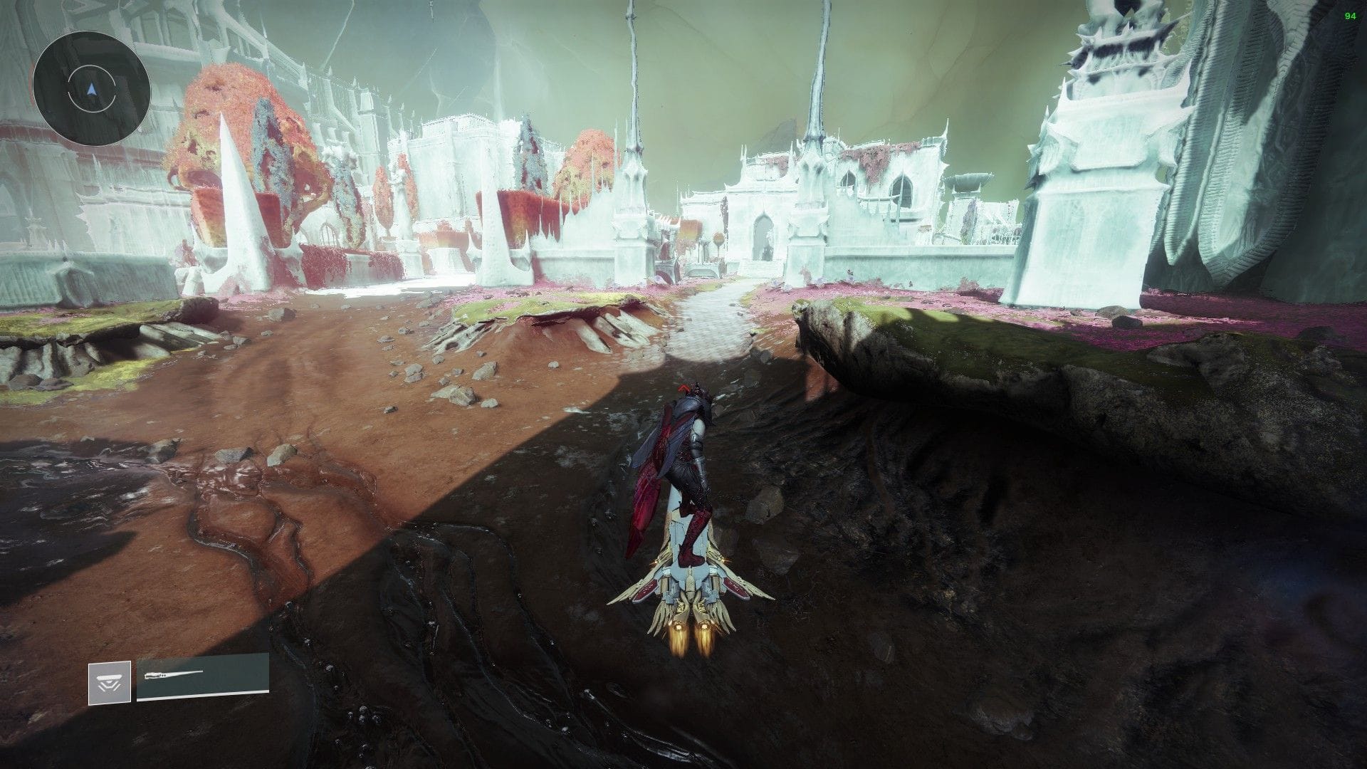 A primeira logo após entrar no Canal Fluorescente em Destiny 2 (Imagem via Bungie)