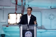 Steve O'Donnell anuncia o Desafio da Temporada NASCAR. Fonte: Getty