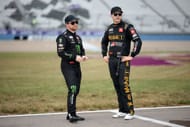 Tyler Reddick (R) e Corey Heim da 23XI Racing em Nashville. Fonte: Getty