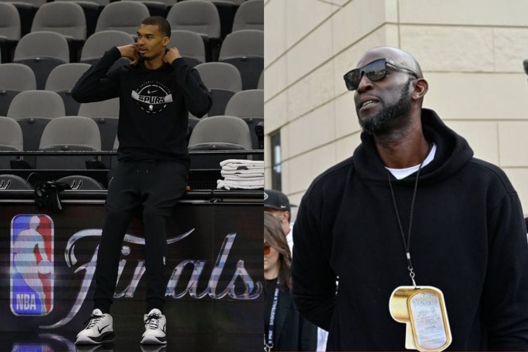 "This toxic masculinity bs needs to stop": Fans Blast Kevin Garnett For Picking on Victor Wembanyama Crying After WCF Win 