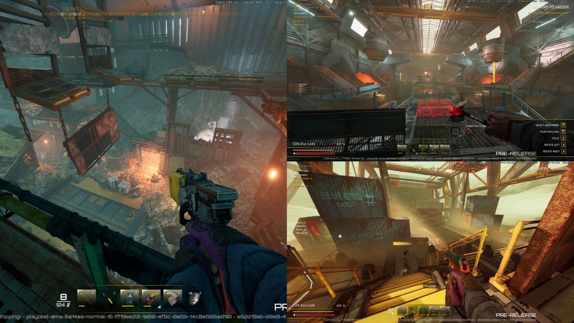 Carruagens do megatrem Enginefall (Imagem via SK Gaming || Red Rover Interactive)