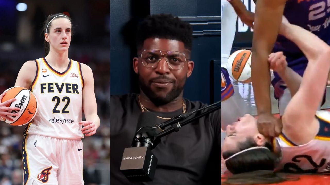 "Get your butt off the ground": Emmanuel Acho calls out Caitlin Clark's softness after Alyssa Thomas punches Fever star in throat