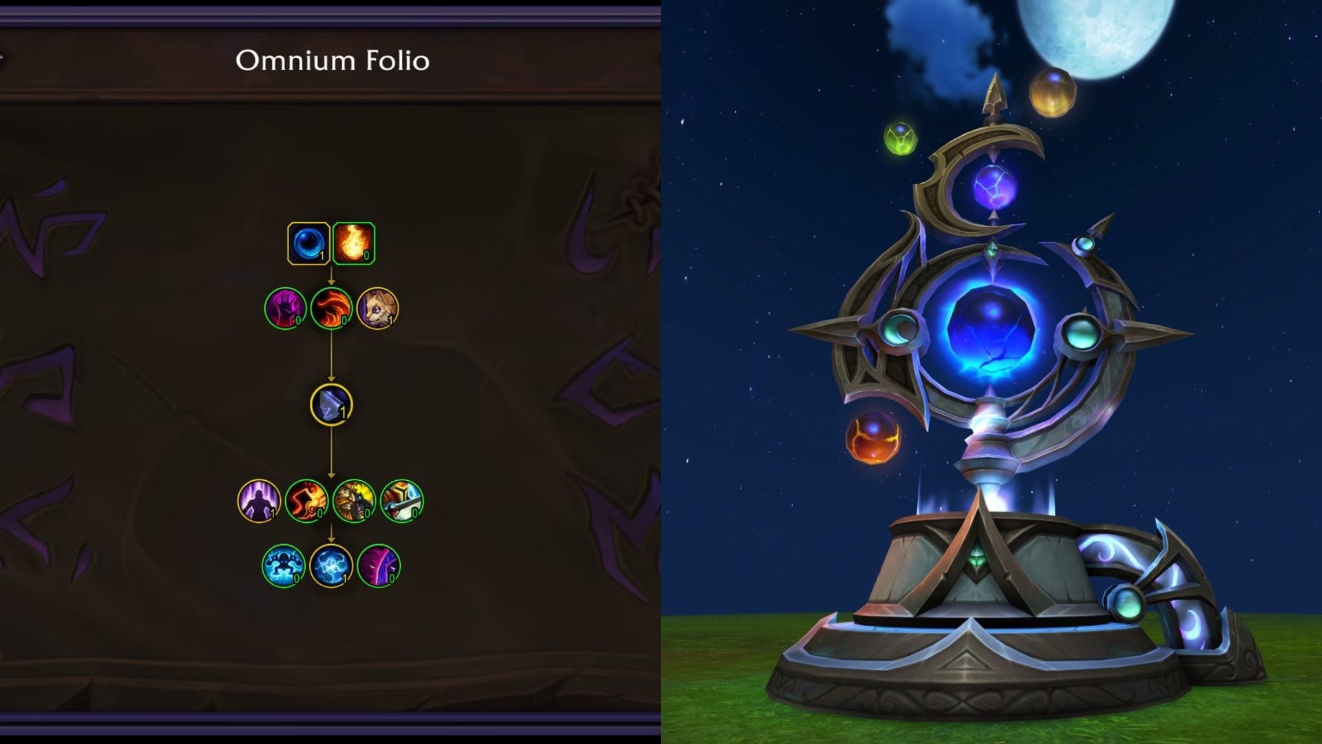 Participar das missões semanais do Omnium Folio lhe renderá um item de habitação fantástico (Imagem via Blizzard Entertainment)