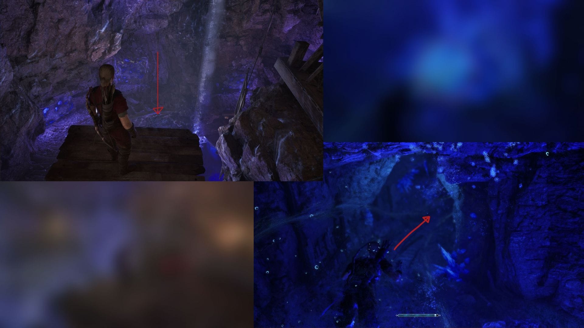 Go through the underwater openings till you reach a large open area (Image via Alkimia Interactive)
