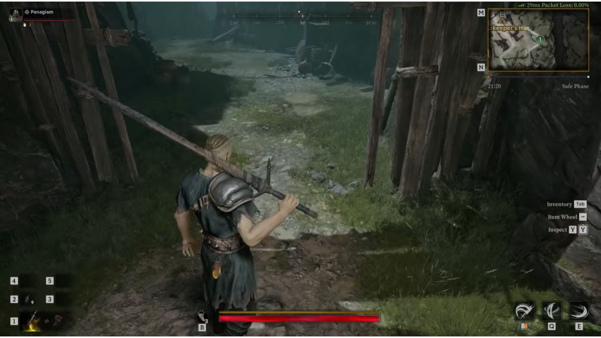 Cavaleiro murcho em Mistfall Hunter (imagem via Bellring Games || YouTube/@fr0stlegend712)