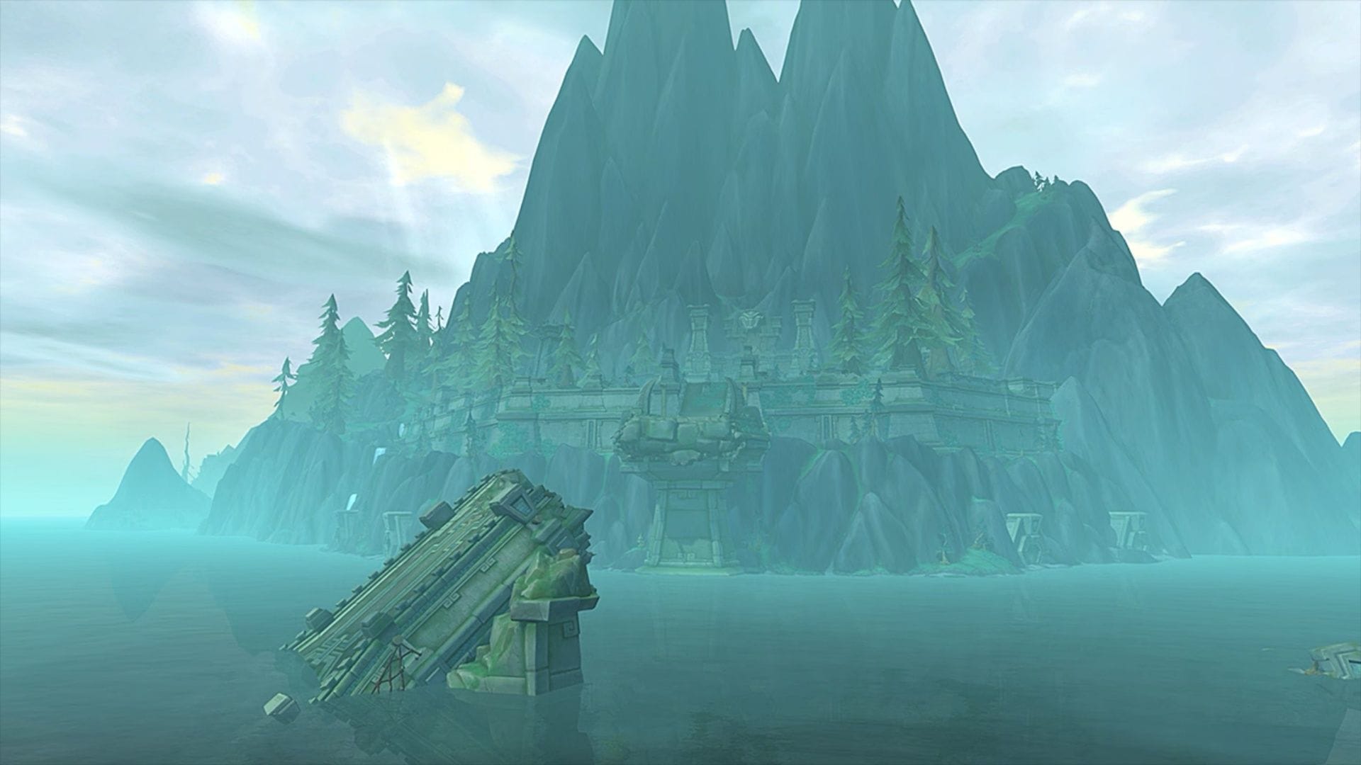 Bem-vindo à Coiled Island, sua casa no WoW no outono de 2026 (Imagem via Blizzard Entertainment)