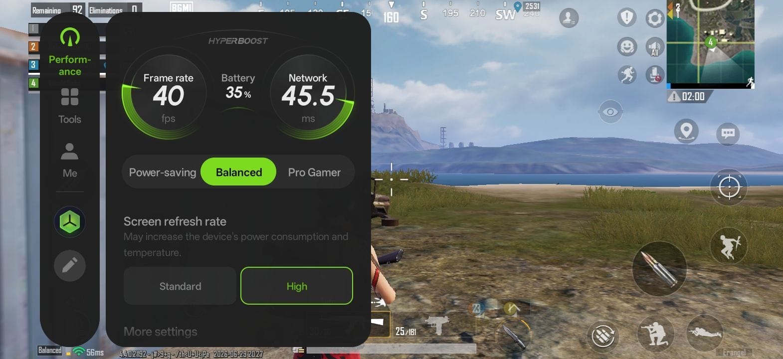 BGMI performs much better on the N6 (Image via SK Tech || OnePlus)