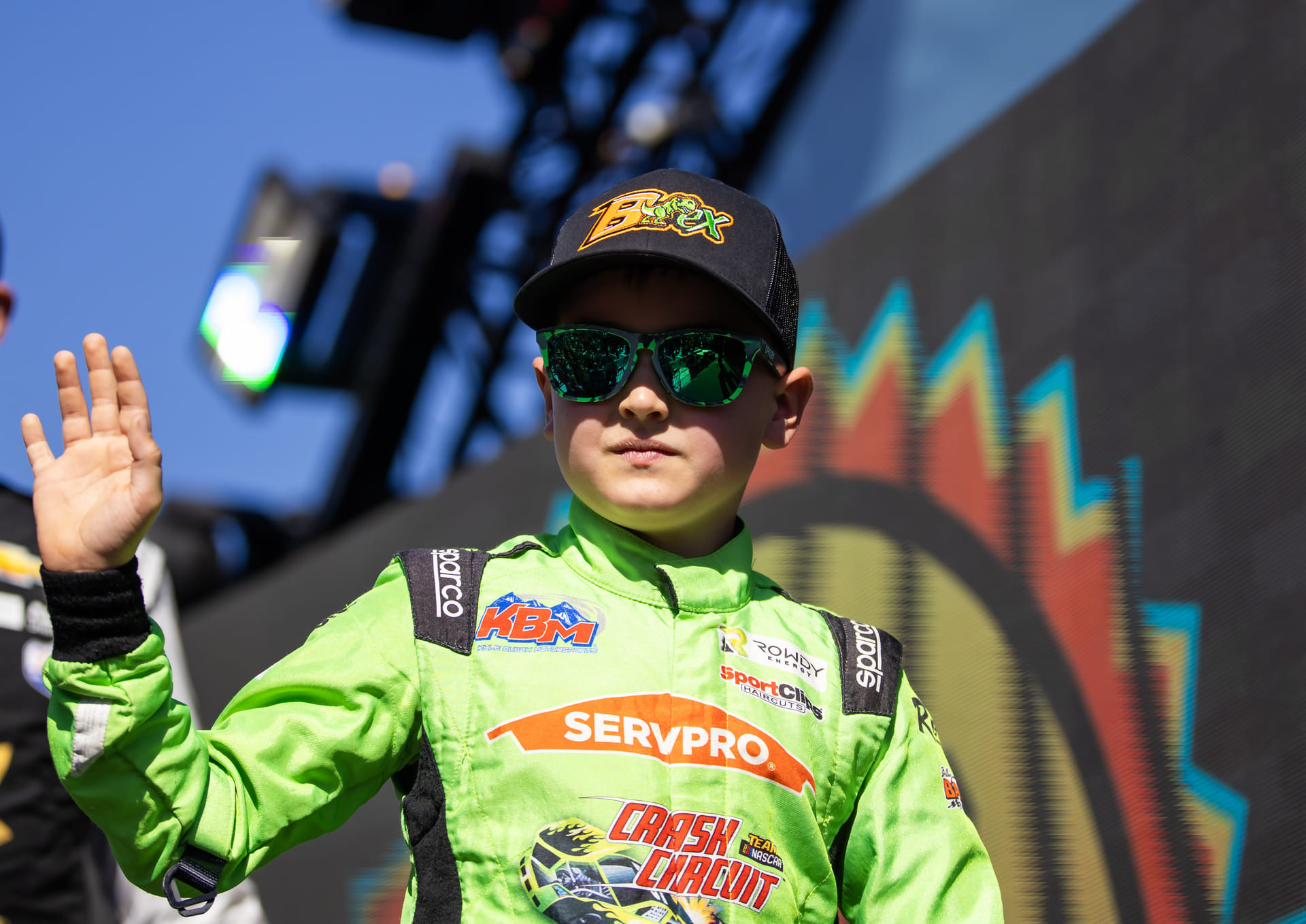 Watch: Brexton Busch loses the Summer Shootout feature on the last lap