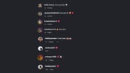 As esposas dos Dodgers comentaram na postagem da esposa de Alex Vesia, Kayla, no IG.