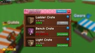 Abra caixas de acessórios para receber um certo tipo de acessórios (imagem via Roblox)