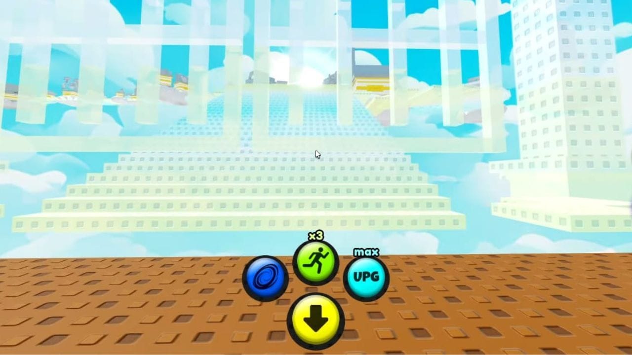 A escadaria divina (Imagem via Roblox)