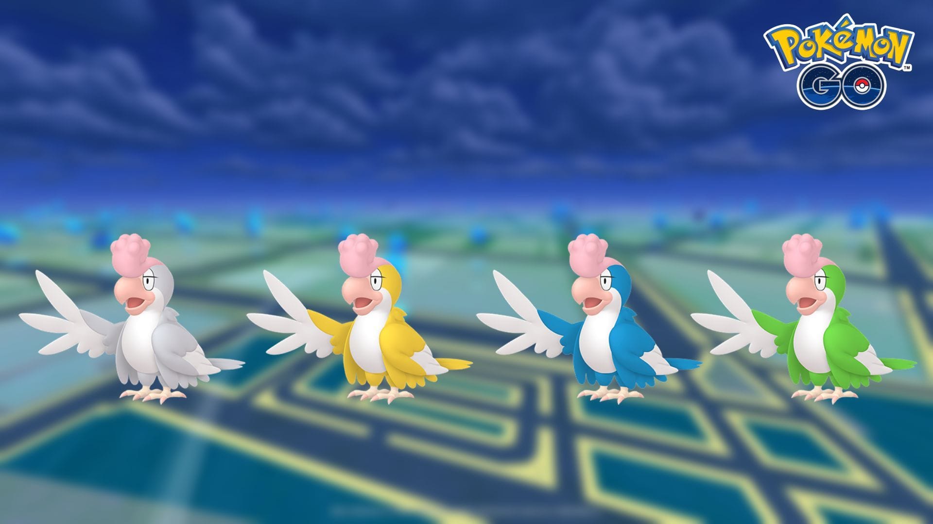 Todas as diferentes formas brilhantes do Squawkabilly (imagem via TPC)