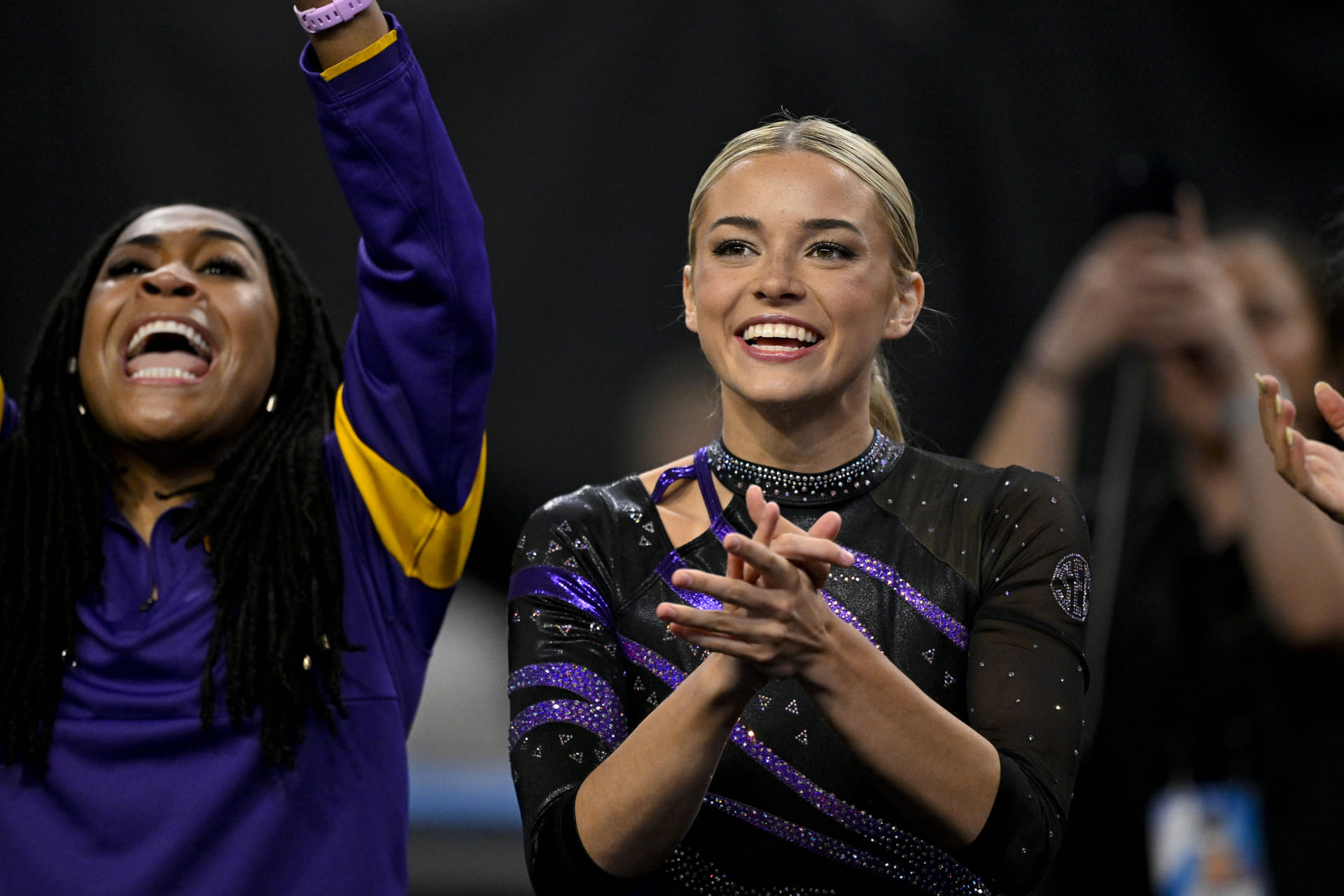 Paul Skenes' girlfriend Olivia Dunne reacts to Knicks' blockbuster 2026 NBA Championship Title win