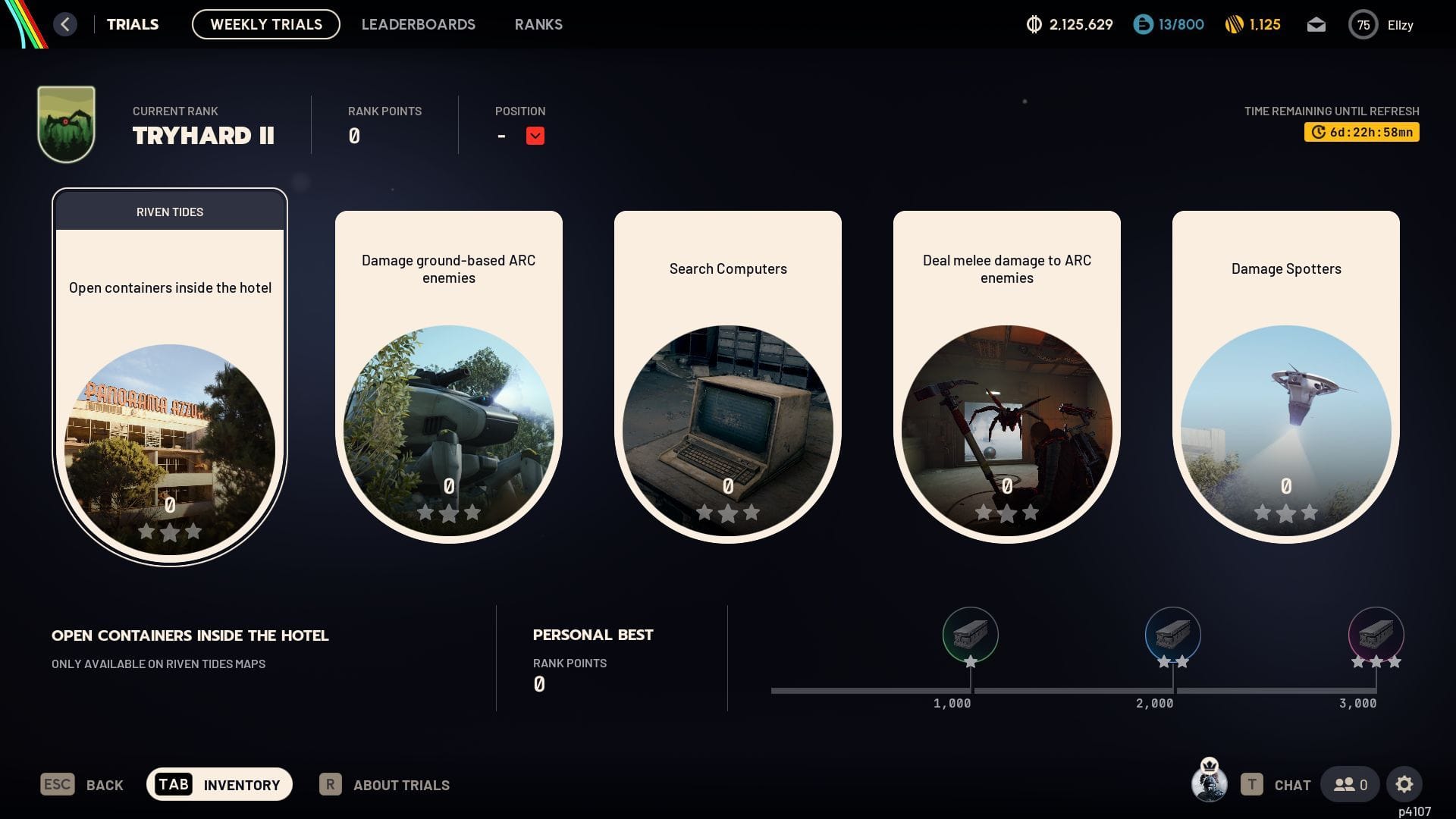 Here are all the challenges in Season 4 Week 6 Trials (Image via SK Gaming || Embark Studios)